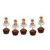 50 topper tag plaquinha para doces festa aniversário comemoração Santinho são benedito