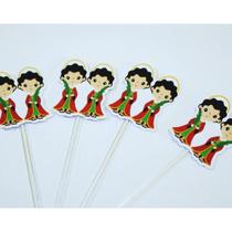 50 topper tag plaquinha para doces lanches salgados festa aniversário comemoração cosme e damião