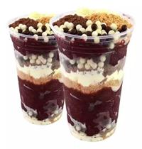 50 Un Copo Descartável 770ml Liso Para Drink, Açai, Sorvete