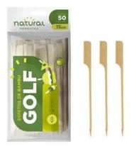 50 Un Espeto De Bambu Golf 15cm