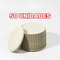 50 Un Prato Papelão n 1 14cm Para Festa, Aniversario, Salgado