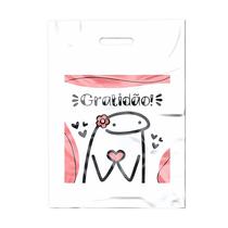 50 Un Sacolas Plásticas Boca De Palhaço Para Loja Tam P 15X20 - Flock - Vários Modelos.