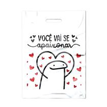 50 Un Sacolas Plásticas Boca De Palhaço Para Loja Tam P 15X20 - Flock - Vários Modelos.