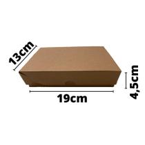 50 und Caixa de Papelão com Tampa 19 x 13 x 4,5 cm Para Doces Salgados E-Commerce Correios Sedex 50 und Caixa de Papelão com Tampa 19 x 13 x 4,5 cm Para Doces Salgados E-Commerce Correios Sedex