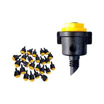 50 Uni Microaspersor Nebulizador Na-1 Agrojet Base Rosca 1/4" Irrigação Nevoa