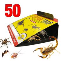 50 Unid Armadilha Para Escorpião Aranha Barata Scorpion Trap Colly