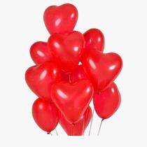 50 Unid Bexiga Coração Vermelho 6 Pol Romantico Latex 50 Unid Bexiga Coração Vermelho 6 Pol Romantico Latex