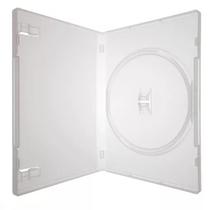 50 Unid Box Dvd - Capa Transparente Tradicional - Resistente