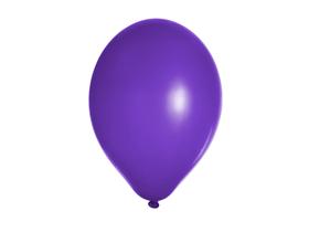 50 Unidades Balão Bexiga Roxo Liso Número 7 Polegadas Para Festas Decoração