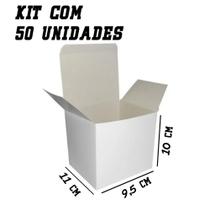50 Unidades Caixinha Caixa Para Caneca / Xícara 325ml 9cm x 11cm x 10cm Kit - BonEmb