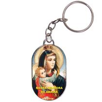 50 unidades Chaveiro Chapinha - Nossa Senhora da Abadia - Mod. 2 50 unidades Chaveiro Chapinha - Nossa Senhora da Abadia - Mod. 2