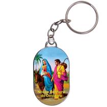 50 unidades Chaveiro Chapinha - Nossa Senhora do Desterro