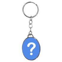 50 unidades Chaveiro Chapinha Personalizado - Oval