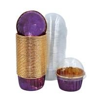 50 Unidades De Copos De Papel Descartáveis Para Cupcake E Muffin Para Casamento E Aniversário