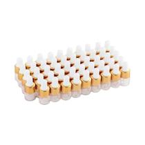 50 Unidades De Frascos De Vidro Transparente De 1ml Para Amostras De Óleo Essencial Com Conta-gotas