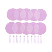 50 Unidades De Ventiladores Transparentes Mini De 5cm Para Crianças, DIY, Arte, Casamento,