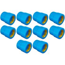 50 Unidades Luva LR Bucha Latão 25x1/2" Azul 50 Unidades Luva LR Bucha Latão 25x1/2" Azul