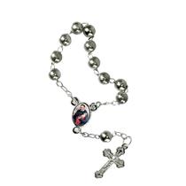 50 unidades Mini terço com foto de São Vicente de Paulo 50 unidades Mini terço com foto de São Vicente de Paulo