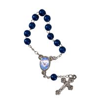 50 unidades Mini terço com foto do Divino Espírito Santo