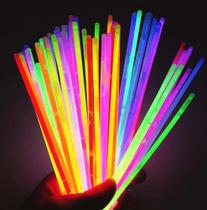 50 Unidades Pulseira Neon Fluorescente Para Festa Balada 50 Unidades Pulseira Neon Fluorescente Para Festa Balada