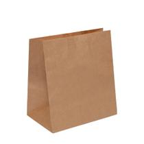 50 Unidades Sacos de papel Kraft para Delivery e Mercado Compras tamanho GG 41x35 cm Cromus