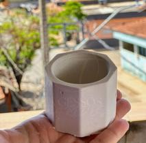 50 unidades Vasinhos Vaso de Gesso Varios Modelo Quadrados Coração Redondo Octagonal