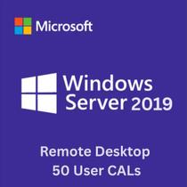 50 User CAL RDS 2019 Microsoft Licenças de Acesso Remoto para Windows Server 2029 50 User CAL RDS 2019 Microsoft Licenças de Acesso Remoto para Windows Server 2029