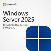 50 User CAL RDS 2025 Microsoft Licenças de Acesso Remoto para Windows Server 2025 50 User CAL RDS 2025 Microsoft Licenças de Acesso Remoto para Windows Server 2025