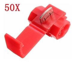 50 X Conector Elétrico De Derivação Emenda Fios 0,5 A 1,5mm 50 X Conector Elétrico De Derivação Emenda Fios 0,5 A 1,5mm