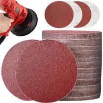 50 X Lixas Disco Grão Liso 225mm 9 Polegadas Lixadeira Politriz KaQi 50 X Lixas Disco Grão Liso 225mm 9 Polegadas Lixadeira Politriz KaQi