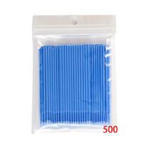 500/1000PCS Escovas De Cílios Descartáveis De Cristal Microswabs Ferramenta De Extensão Aplicadores