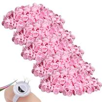 500 Batoque Com Divisória Para Anel Porta Cola Alongamento De Cílios