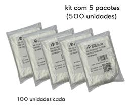 500 Botinha Plástica Protetor Pés Propé Luxo Transparente