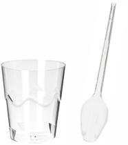 500 Copinho para Brigadeiro Docinho 25ml com Colherzinha