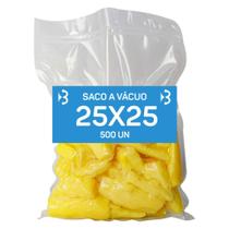 500 Embalagem Nylon Poli 25x25 120 Micras P Seladora a Vacuo