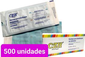 500 Envelopes Auto selantes 9cmX23cm p/ Autoclave - Proflex