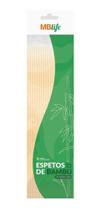 500 Espetos De Bambu Espetinho Churrasco 25cm Madeira 10 PCT
