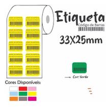 500 Etiquetas Personalizadas Com Código De Barras Favorito - Etiquetas Express