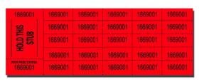 500 Folhas de Tickets para Leilão (Vermelho) - Lancaster Bingo Company 500 Folhas de Tickets para Leilão (Vermelho) - Lancaster Bingo Company