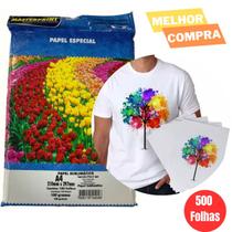 500 Folhas Papel Sublimático A4 100g Branco Masterprint Alta Qualidade Profissional