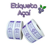 500 Lacre Adesivos de Segurança Para Açaí 10 x 2 Cm
