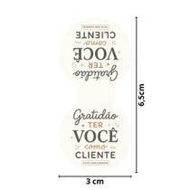 500 Lacres Fecha Sacola Gratidão Ter Você Como Cliente Frase