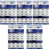 500 Lâminas De Barbear Gillette Platinum C/5 Cartelas