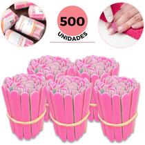 500 Lixas Unha Mini Descartáveis Manicure Pedicure Mimo Profissional Atacado 500 Lixas Unha Mini Descartáveis Manicure Pedicure Mimo Profissional Atacado