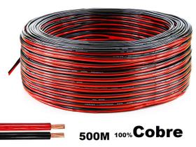 500 Metros Fio Som Automotivo Alto Falante 100% Cobre Bicolo 500 Metros Fio Som Automotivo Alto Falante 100% Cobre Bicolo