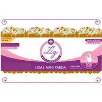 500 Mini Lixa parda 8 cm Liz produto Beleza