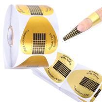 500 Moldes Adesivos Para Unhas De Gel Porcelana Coração 500 Moldes Adesivos Para Unhas De Gel Porcelana Coração