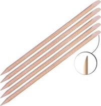 500 Palito de Manicure Bambu Chanfrado