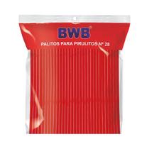 500 Palito para Pirulito Plástico 28cm