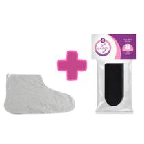 500 Palitos Bambu + 500 Mini Lixas Manicure Liz PREMIUM